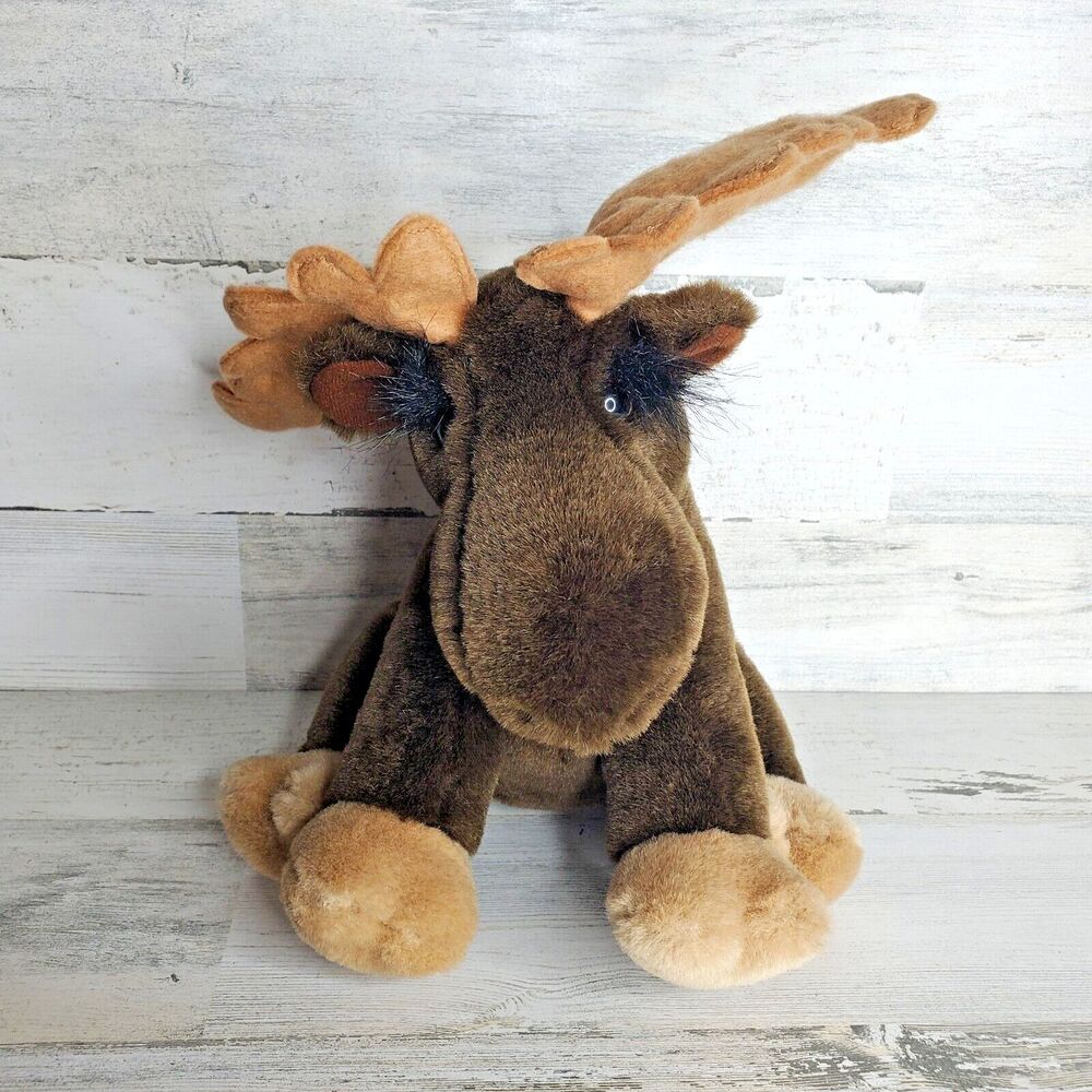 Vintage Moose Plush North America Native Stuffed Animal ASI 62960 VERY NICE!